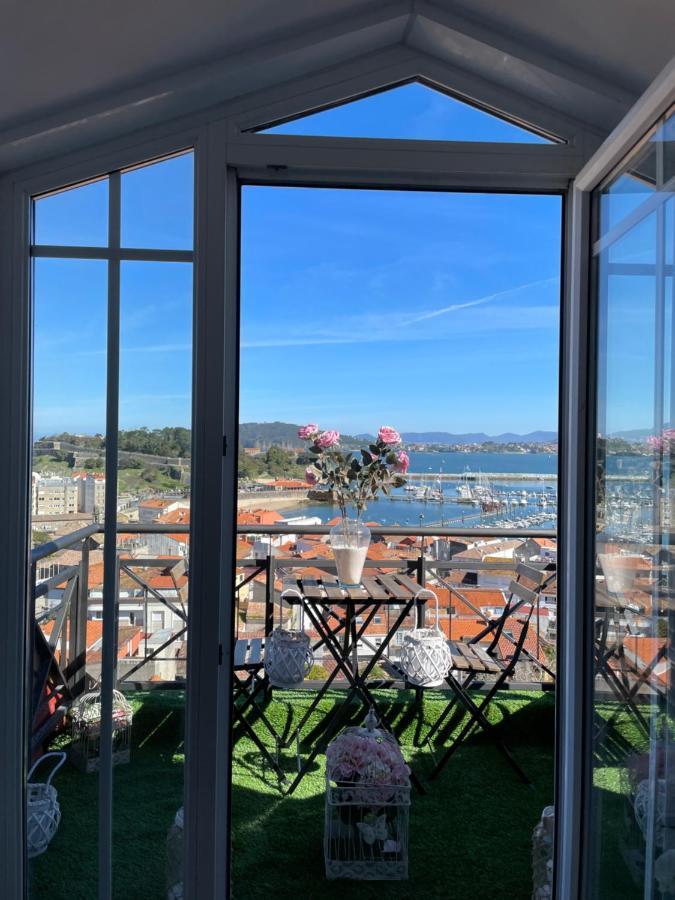Estudio Impresionantes Vistas Con Terraza Y Piscina Baiona Exteriér fotografie